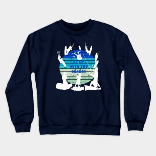 Kitesurfers Be Up With The Boards Retro Style Crewneck Sweatshirt